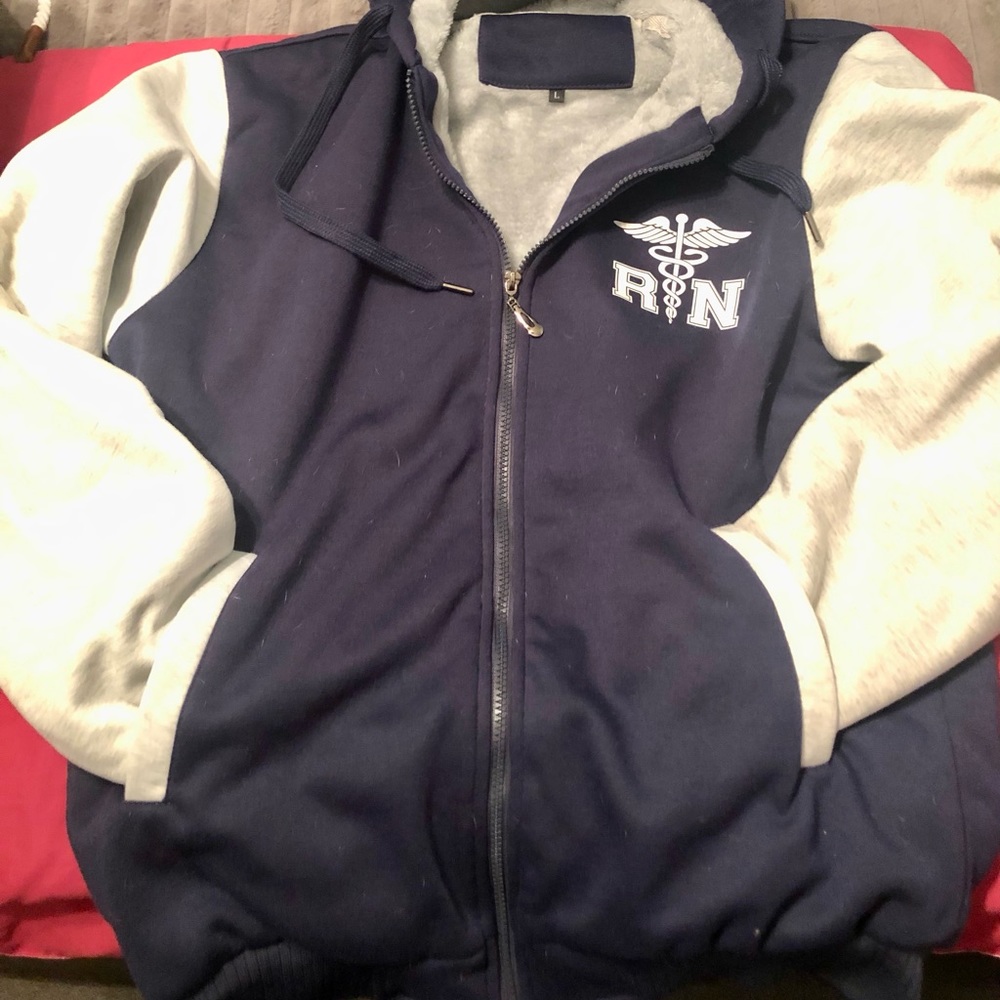 RN custom sweat jacket